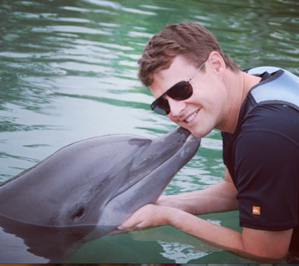 with dolphin